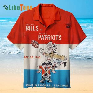 Buffalo Bills Hawaiian Shirt, Bills VS Patriots, Best Hawaiian Shirt
