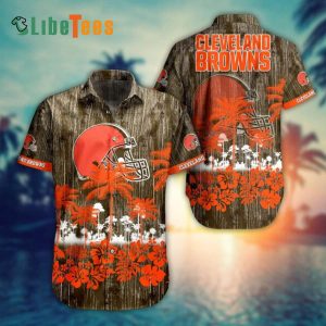Cleveland Browns Hawaiian Shirt, Rainforest Rain, Hawaiian Shirt Outfit