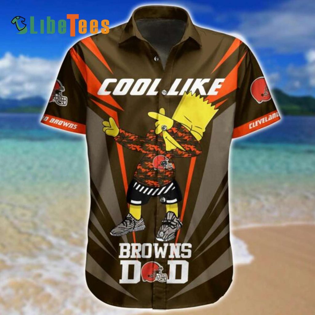 Cleveland Browns Hawaiian Shirt, Simpson Cool Like, Cheap Hawaiian Shirt