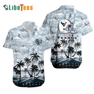 Houston Texans Hawaiian Shirt, Summer Vibes, Cool Hawaiian Shirt