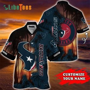 Houston Texans Hawaiian Shirt, Unique Graphic, Hawaiian Style Shirt
