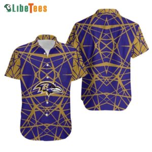 Baltimore Ravens Hawaiian Shirt, Graphic Design, Unique Hawaiian Shirts