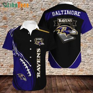 Baltimore Ravens Hawaiian Shirt, Limited Edition, Button Down Hawaiian Shirt