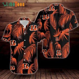 Cincinnati Bengals Hawaiian Shirt  Aloha Leaves