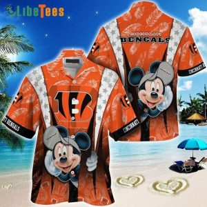 Cincinnati Bengals Hawaiian Shirt Mickey Mouse