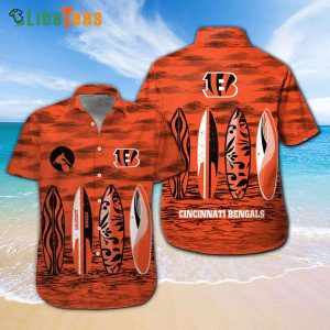 Cincinnati Bengals Hawaiian Shirt Surfboards