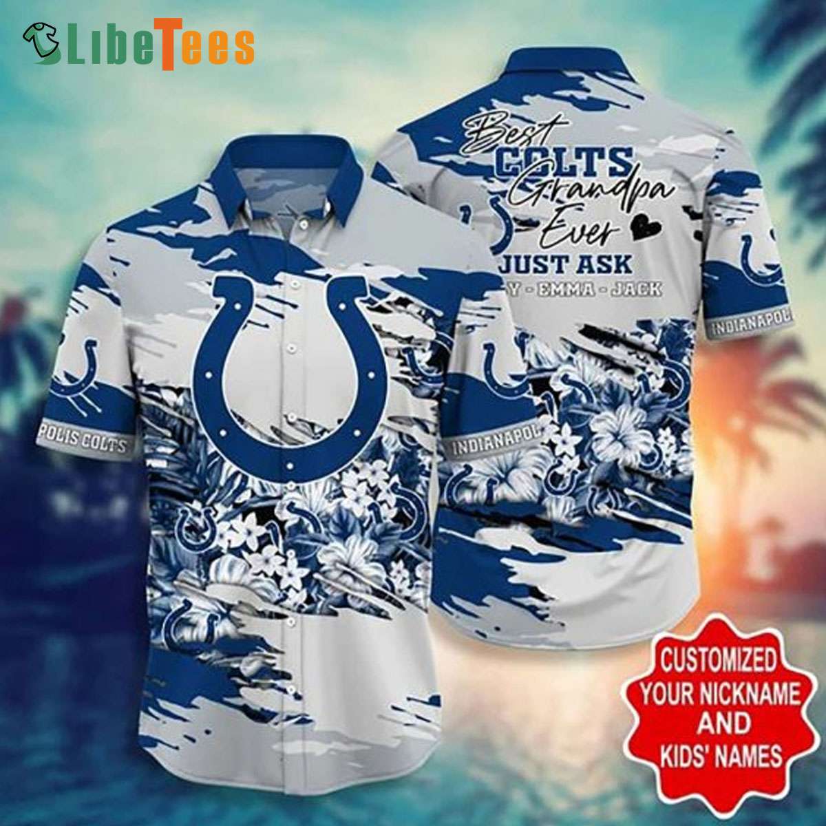 Colts Hawaiian Shirt Indianapolis Colts Aloha Cool Hawaiian Shirts