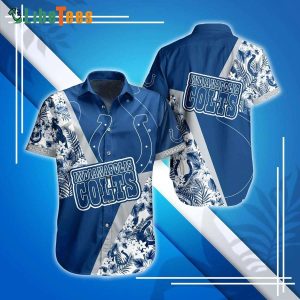 Indianapolis Colts Hawaiian Shirt, Aloha Beach Tropical Summer, Cool Hawaiian Shirts