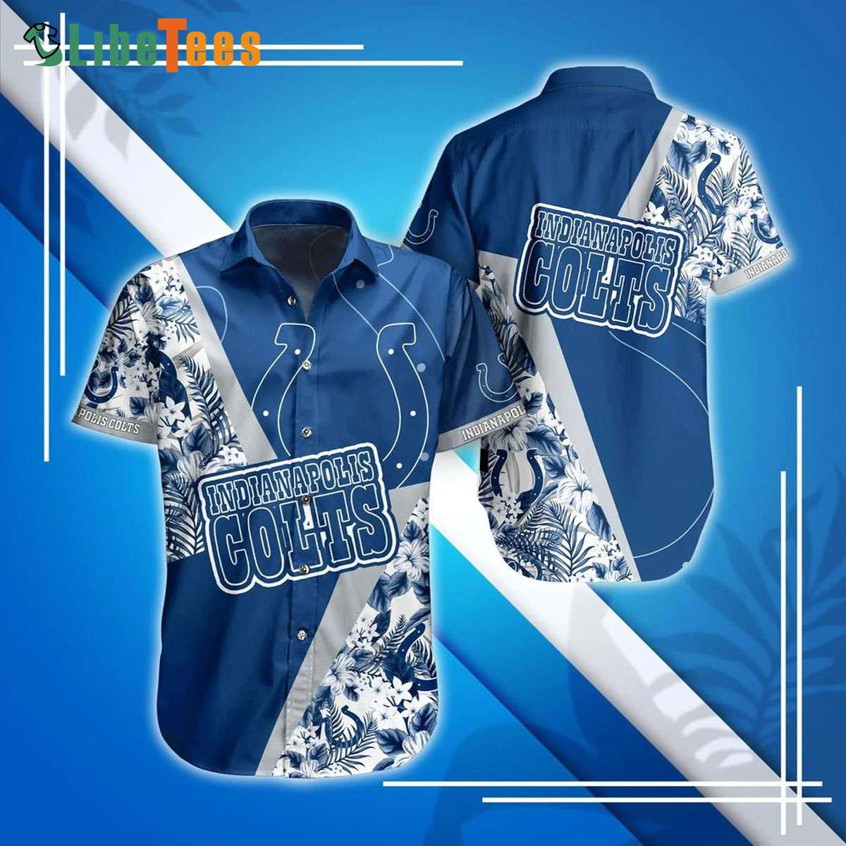 NFL Indianapolis Colts Hawaiian Shirt Aloha indy Shirt Summer