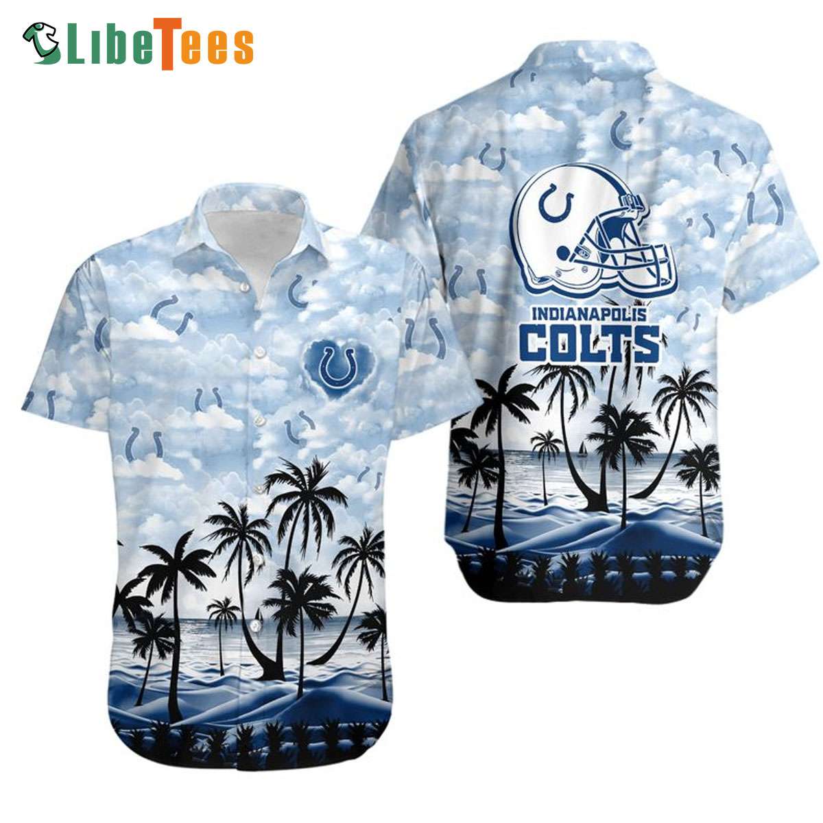 Indianapolis Colts NFL Vintage Coconut Tropical Hawaiian Shirt For