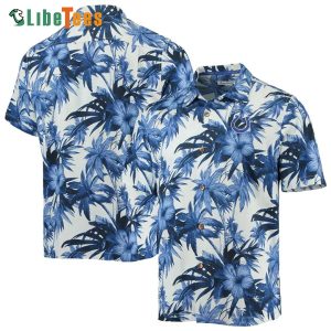 Indianapolis Colts Hawaiian Shirt, Island Hibiscus, Tropical Print Shirts