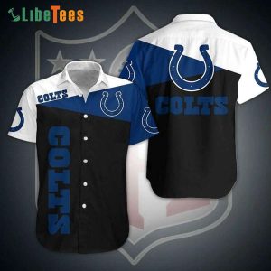 Indianapolis Colts Hawaiian Shirt, Simple Design, Best Hawaiian Shirts