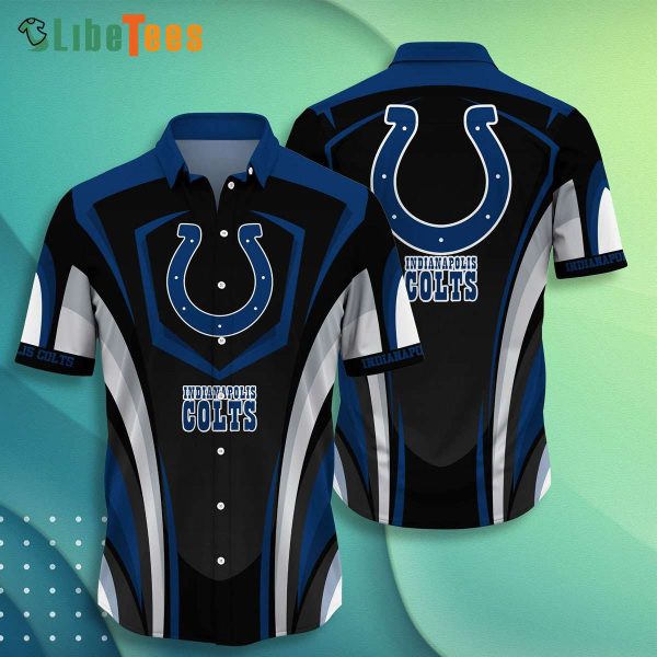 Indianapolis Colts Hawaiian Shirt, Unique Pattern, Hawaiian Shirt Outfit