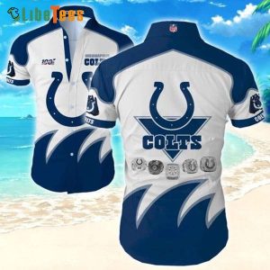 Indianapolis Colts Hawaiian Shirt, Wave, Best Hawaiian Shirts