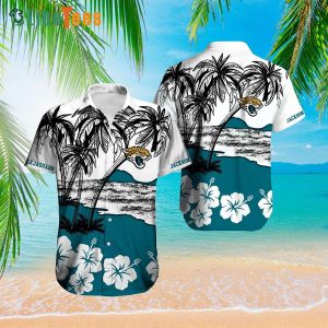Jacksonville Jaguars Hawaiian Shirt, Beach Island Tropical, Classy Hawaiian Shirts
