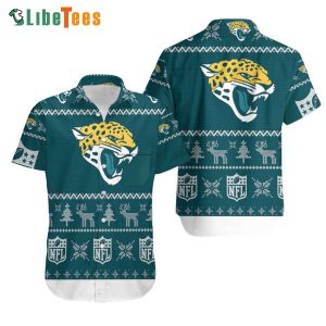 Jacksonville Jaguars Hawaiian Shirt, Christmas, Classy Hawaiian Shirts