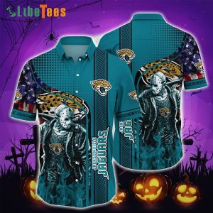 Jacksonville Jaguars Hawaiian Shirt, Halloween Aloha Us Flag, Tropical Hawaiian Shirt