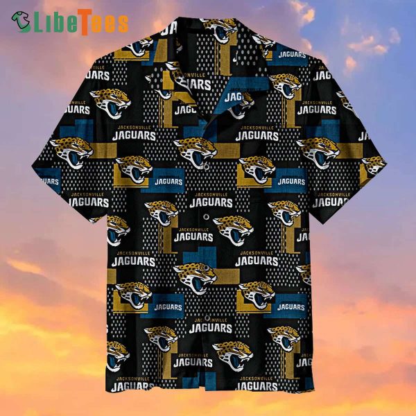 Jacksonville Jaguars Hawaiian Shirt, Polka Dot, Unisex Hawaiian Shirts