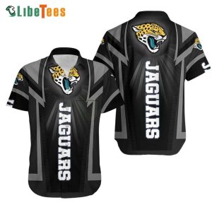 Jacksonville Jaguars Hawaiian Shirt, Shine Logo, Button Down Hawaiian Shirt