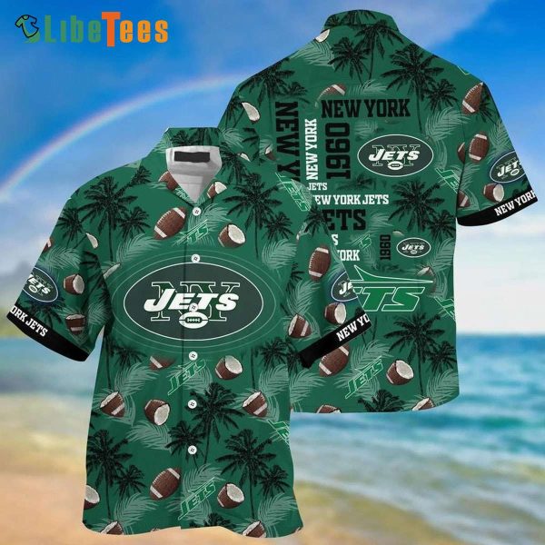 New York Jets Hawaiian Shirt, Coconut Summer Vacation, Best Hawaiian Shirts