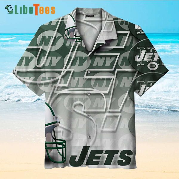 New York Jets Hawaiian Shirt, Color Gradients, Best Hawaiian Shirts