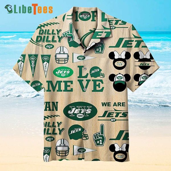 New York Jets Hawaiian Shirt, Favorite, Best Hawaiian Shirts