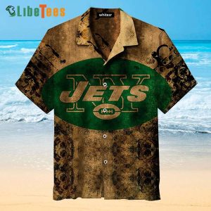 New York Jets Hawaiian Shirt, Nostalgic, Best Hawaiian Shirts