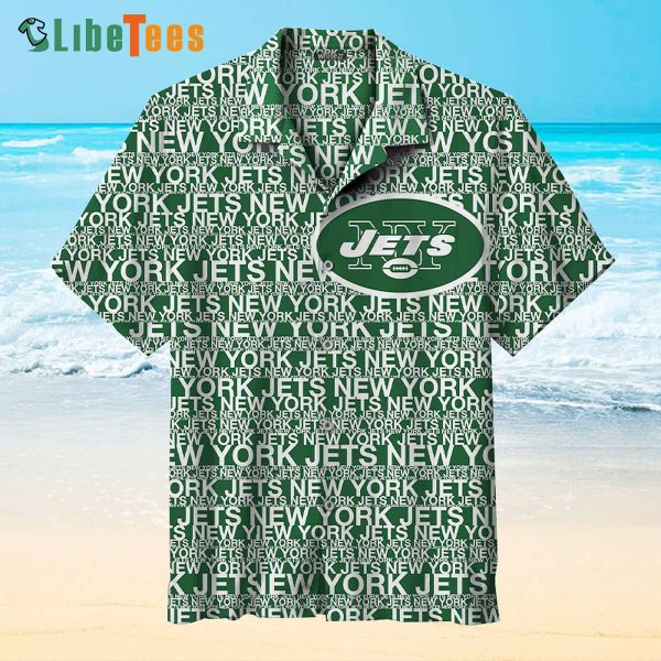 New York Jets Hawaiian Shirt, Symbol, Cheap Hawaiian Shirts