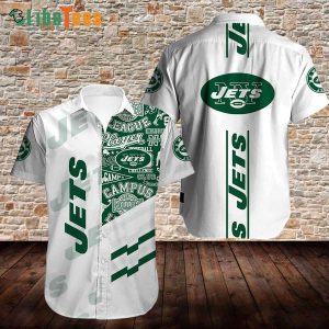 New York Jets Hawaiian Shirt, Unique Design, Hawaiian Style Shirts