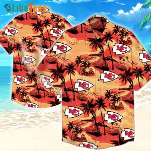 Kansas City Chiefs Hawaiian Shirt, Aloha Island, Tropical Print Shirts