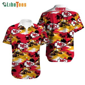 Kansas City Chiefs Hawaiian Shirt, Car Tropical, Best Hawaiian Shirts