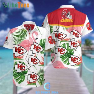 Kansas City Chiefs Hawaiian Shirt, Flamingo, Cheap Hawaiian Shirts