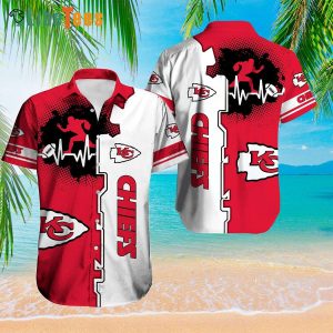 Kansas City Chiefs Hawaiian Shirt, Sound Line, Cool Hwaiian Shirts