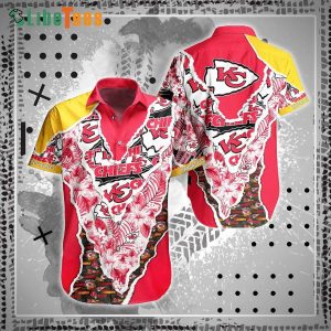 Kansas City Chiefs Hawaiian Shirt, Unique Graphic Floral Summer, Hawaiian Style Shirts