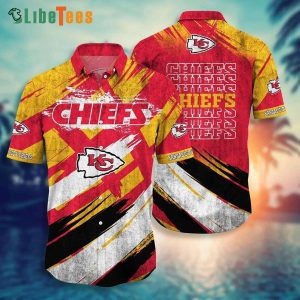 Kansas City Chiefs Hawaiian Shirt, Unique Graphic, Tropical Print Shirts
