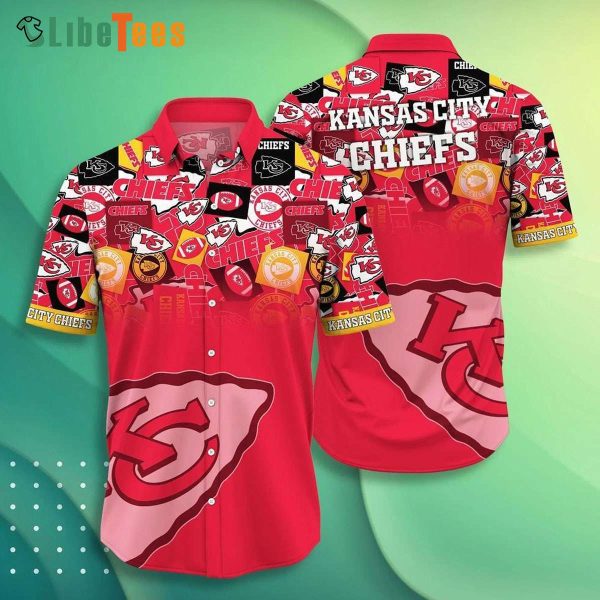 Kansas City Chiefs Hawaiian Shirt, Unique Symbol, Tropical Print Shirts