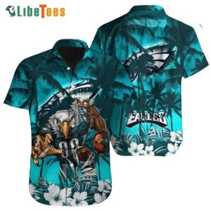 Personalized Philadelphia Eagles Hawaiian Shirt, Unique Mascot, Hawaiian Beach Shirts