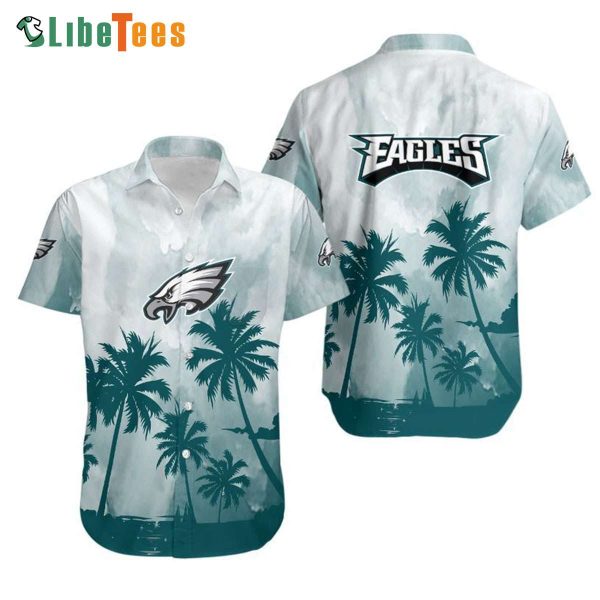 Philadelphia Eagles Hawaiian Shirt, Coconut Trees, Hawaiian Shirt Outfit