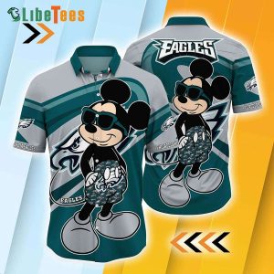 Philadelphia Eagles Hawaiian Shirt, Cool Mickey, Nice Hawaiian hirts