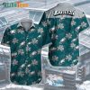 Philadelphia Eagles Hawaiian Shirt, Flower And Symbol, Cheap Hawaiian Shirts