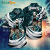 Philadelphia Eagles Hawaiian Shirt, Graphic Horror Pattern, Cute Hawaiian Shirts