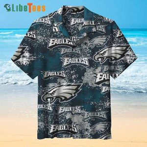 Philadelphia Eagles Hawaiian Shirt, Graphic Symbol Print, Cute Hawaiian Shirts