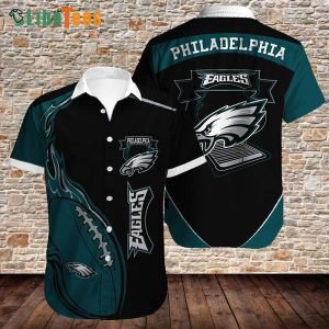 Philadelphia Eagles Hawaiian Shirt, Rugby On Fire, Hawaiian Shirt Outfit