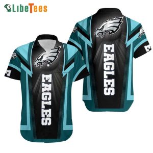 Philadelphia Eagles Hawaiian Shirt, Shine Logo, Hawaiian Style Shirts