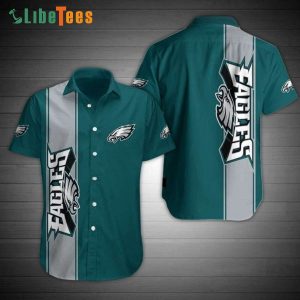 Philadelphia Eagles Hawaiian Shirt, Team Color, Hawaiian Shirt Outfit