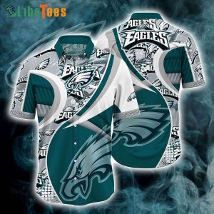 Philadelphia Eagles Hawaiian Shirt, Unique Graphic, Hawaiian Beach Shirts