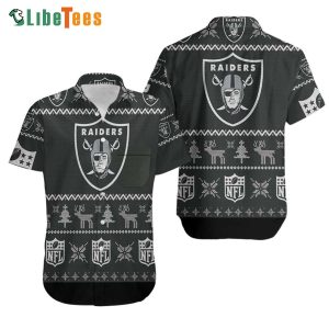 Raiders Hawaiian Shirt, Christmas, Classy Hawaiian Shirts