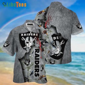 Raiders Hawaiian Shirt, Ramphastos Sulfuratus And Coconut, Nice Hawaiian Shirts