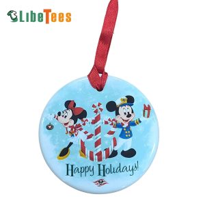 Minnie Ornament, Happy Holiday, Xmas Gifts, Disney Lovers Gifts