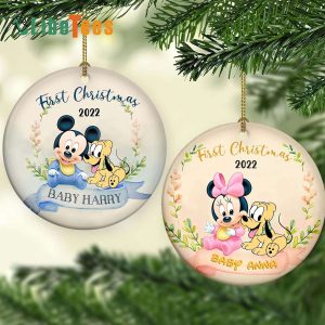 Personalized Minnie Ornament, Baby_s First Christmas, Xmas Gifts, Disney Lovers Gifts